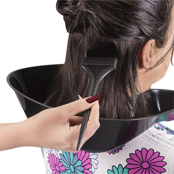 Dompel Neck Protector for Hair Coloring – Ergonomic, Lightweight Neck Guard for heavy Dye Spill Prevention and Salon Hair Treatments